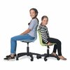Virco ZUMA® Series 18" Task Chair, 5th Grade - Adult - Black Seat ZTASK18